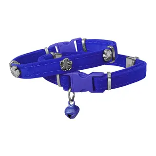 Kadife Kedi Boyun Tasması Yoncalı 20-32 cm Mi