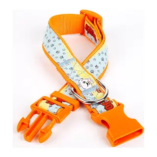 Pati Desenli Dokuma Köpek Boyun Tasması 3 cm x 36-60 cm Tcu