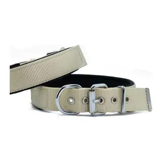 Softlu Köpek Boyun Tasması 3 cm x 65 cm Haki