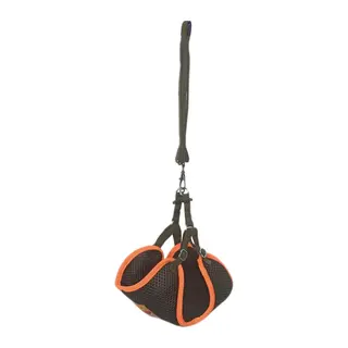 Kedi Köpek Halı Göğüs Tasma Seti Small 32-40 cm + 130 cm Haki Tcu