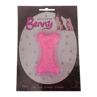 Benny Köpek Oyuncağı Kemik 5.5 x 10 cm Pembe