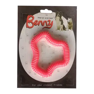 Benny Köpek Oyuncağı Sert 11 x 10 cm Kırmızı