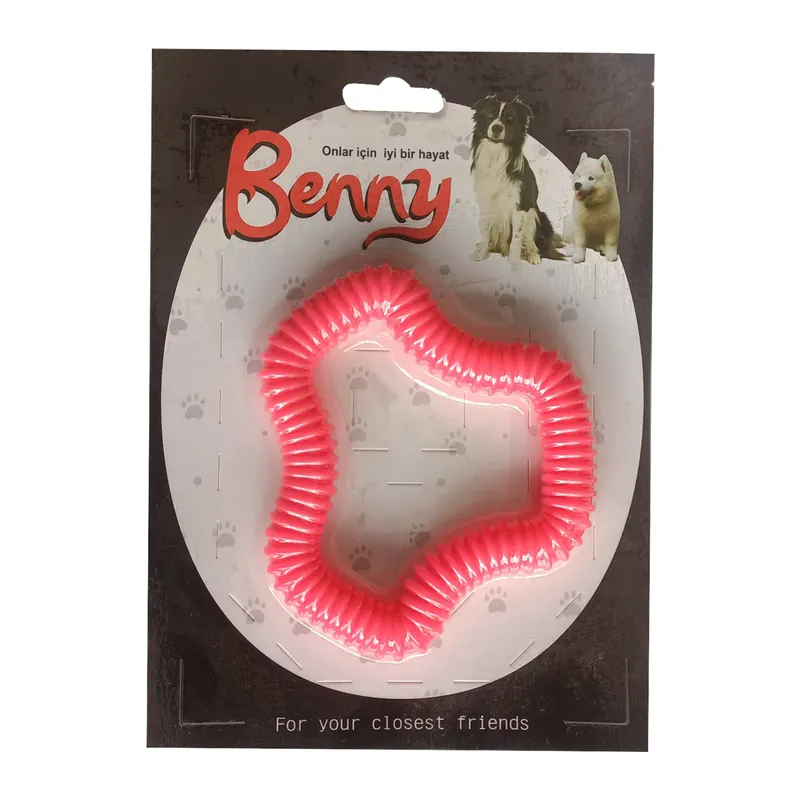 Benny Köpek Oyuncağı Sert 11 x 10 cm Kırmızı