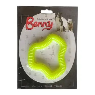 Benny Köpek Oyuncağı Sert 11 x 10 cm Neon Yeşil