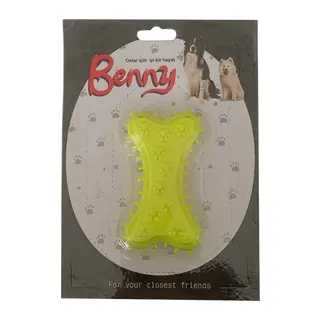 Benny Köpek Oyuncağı Kemik 5.5 x 10 cm Sarı