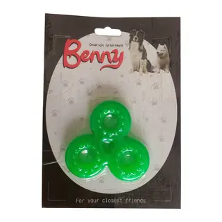 Benny Köpek Oyuncağı Üçlü H 9 x 9 cm Yeşil