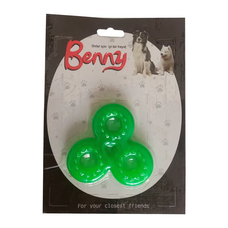 Benny Köpek Oyuncağı Üçlü H 9 x 9 cm Yeşil