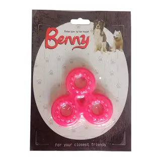 Benny Köpek Oyuncağı Üçlü H 9 x 9 cm Pembe