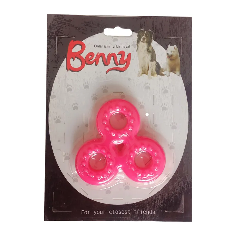 Benny Köpek Oyuncağı Üçlü H 9 x 9 cm Pembe