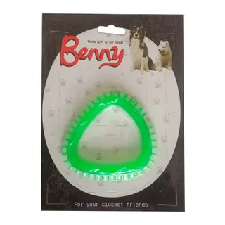 Benny Köpek Oyuncağı Üçgen 8 x 8.5 cm Yeşil