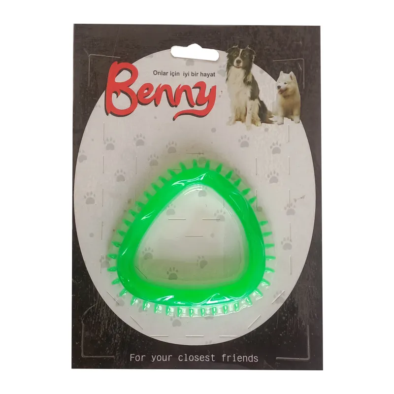 Benny Köpek Oyuncağı Üçgen 8 x 8.5 cm Yeşil