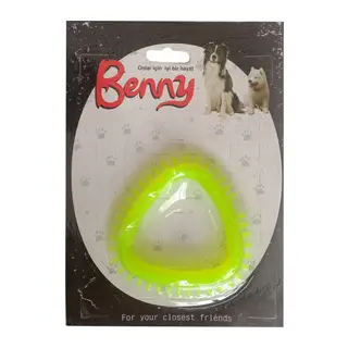 Benny Köpek Oyuncağı Üçgen 8 x 8.5 cm Sarı