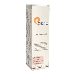 Petia Paw Dry Shampoo Doğal Kedi Ve Köpek Kuru Köpük Şampuanı 150 ml