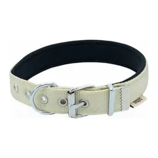 Softlu Köpek Boyun Tasması 3 cm 42 cm-50 cm Haki