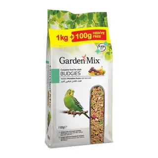Platin Seri minli Meyveli Muhabbet Kuşu Yemi 1 Kg + 100 gr li