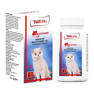 Biolive Kediler İçin Multimin Toz min 100gr