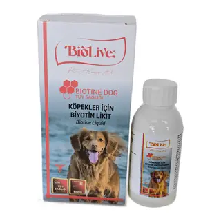 Biolive Biotin Köpekler İçin Döküm Önleyici Sıvı min 100ml