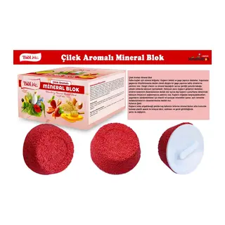 BİOLİVE Çilek Aromalı Mineral Blok