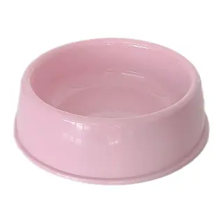 Kedi Köpek Plastik Ve Su Kabı 20 cm - 200 ml Pembe