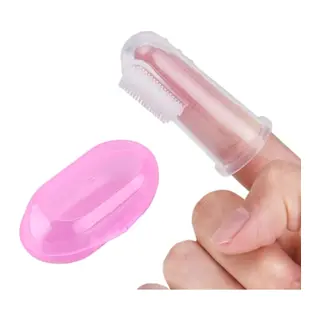 Kedi ve Köpek Parmak Diş Fırçası 5.5 cm Pembe