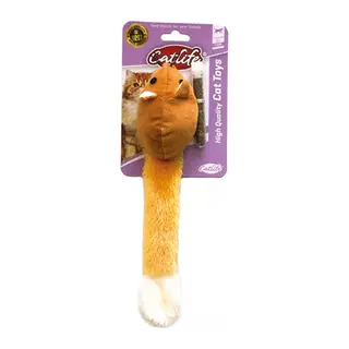 Catlife Catnipli Peluş Uzun Kuyruklu Fare Kedi Oyuncağı 26 cm