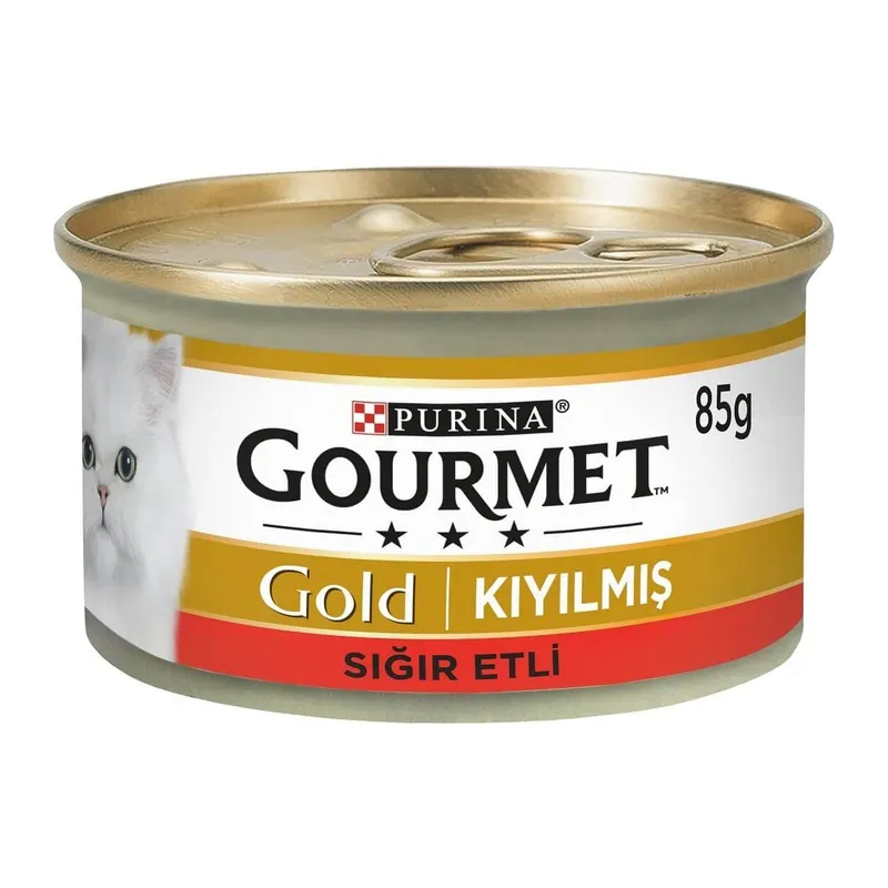 Purina Gourmet Gold Kıyılmış Sığır Etli Kedi Konservesi 85 Gr