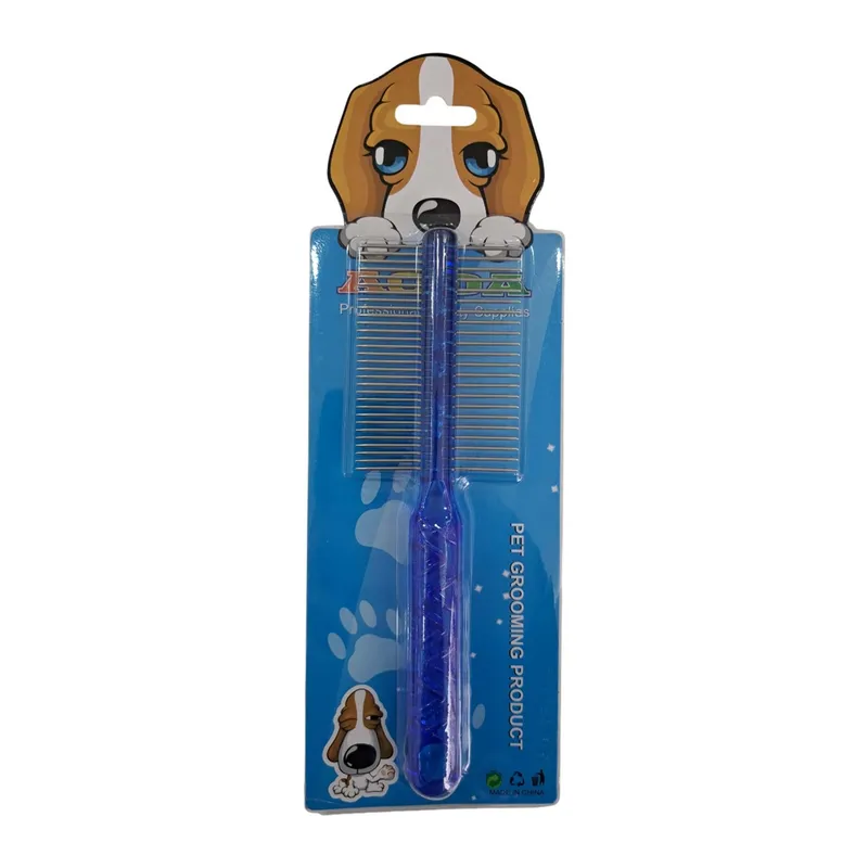 Şeffaf Çift Taraflı Kıtık Açıcı Tarak 8x19 cm Karışık
