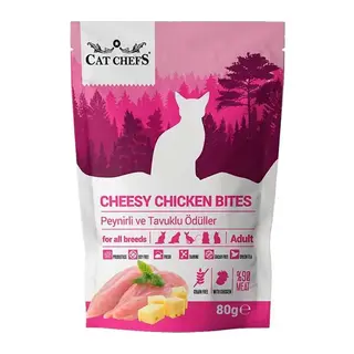 Cat Chefs Peynirli ve Tuklu Tahılsız Kedi Ödülü 80 Gr