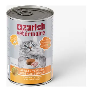 Veterinaire Pate Tuklu Yetişkin Kedi Konservesi 415 gr