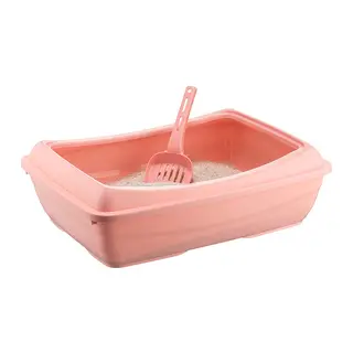Açık Kedi Tuvalet Kum Kabı 12*37*50 cm Karışık Renklerde