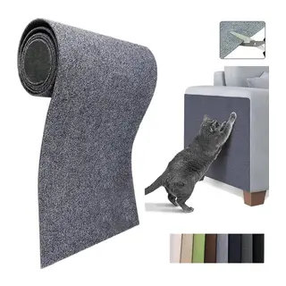 Kedi Tırmalama Halısı 30x98 cm – Koltuk Duvar Yer Kullanımlı Yapışkanlı Tırmalama Matı
