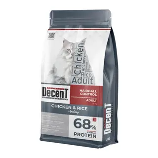 Decent Tuklu Yetişkin Kedi sı 1,5 Kg Control Tuk & Pirinç Yetişkin Kedi sı