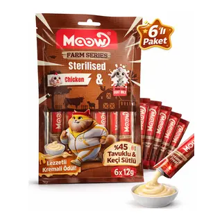 Tuklu Keçi Sütlü 12gr x 6 Adet Kedi a Ödülü