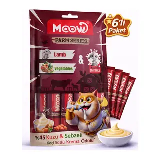 Kuzu Etli, Sebzeli ve Keçi Sütlü Kedi a Ödülü (6x12 gr)