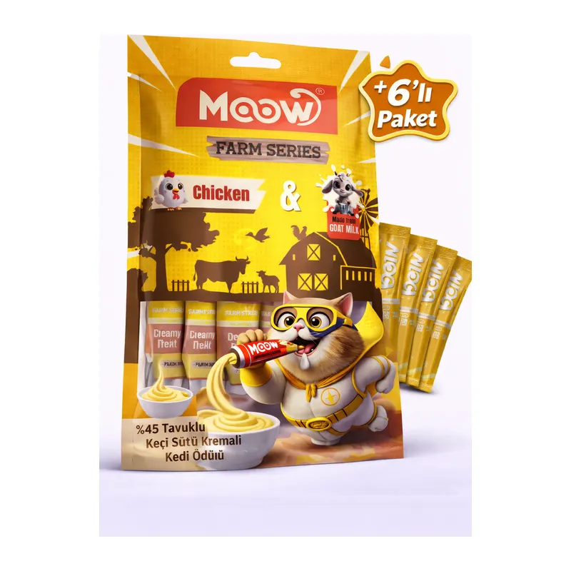 Tuklu Keçi Sütlü Kedi a Ödülü 6x12g