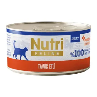 Nutri Feline Jelly Tuk Etli Tahılsız Kedi Konservesi 70 Gr