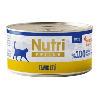 Nutri Feline Pate Tuk Etli Tahılsız Kedi Konservesi 70 Gr