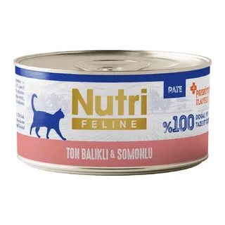 Nutri Feline Ton lı ve Somonlu Tahılsız Kedi Konservesi 70 Gr