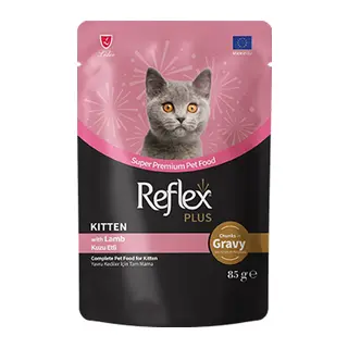 Ref Plus Sos İçinde Parça Kuzu Etli Yru Kedi Konservesi 85gr