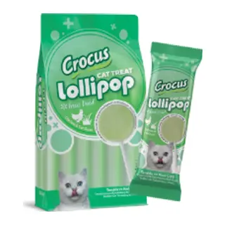 Crus Tuklu Ve Kedi Çimli Kedi Lolipop 10 lu paket (10x1,4 gr)