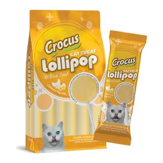 Crus Tuklu Ve Yumurta Sarılı Kedi Lolipop 10 lu paket (10x1,4 gr)