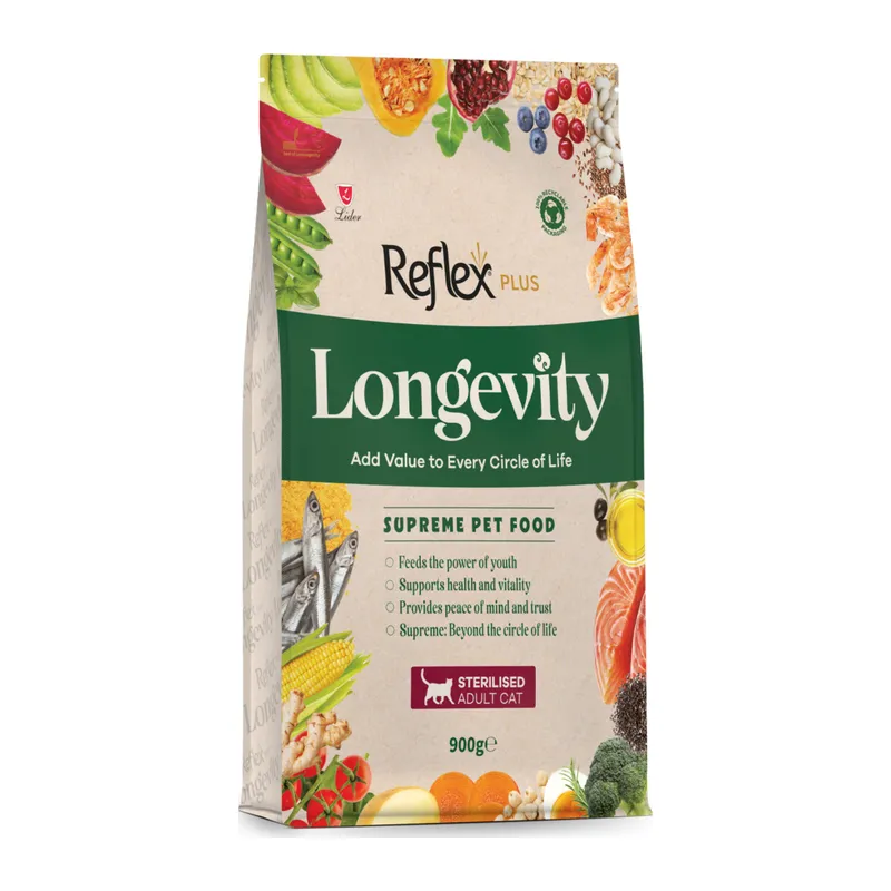 Ref Plus Longevity Hipoalerjenik Kısırlaştırılmış Kedi sı 900gr