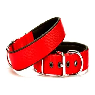 Köpek Tasması Softlu 3 cm x 65 cm Kırmızı
