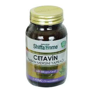 Shiffa Home Cetin Yaban Mersini Yaprağı Diyet Takviyesi 730 Mg x 60