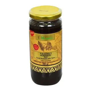 Keçiboynuzu Özü Harnup Özü Tahinli Soğuk Press Cam Kanoz 640 Gr
