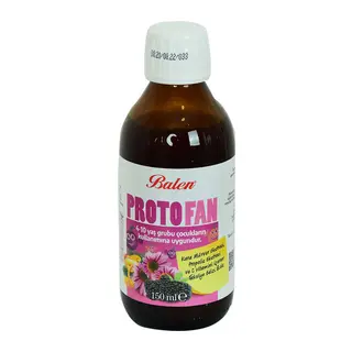 ProtoFan Kara Mürver Propolis Ekstratlı C minli Takviye Edici Gıda 150 ML