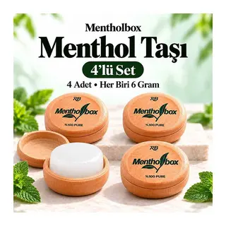 Taşı 6 Gram X 4 Adet - Spa ve Masaj Mentolü
