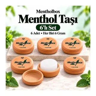 Taşı 6 Gram X 6 Adet - Spa ve Masaj Mentolü