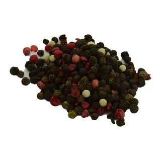 Saf Doğal Tane Kırmızı Yeşil Beyaz Karabiber Karışımı 100 Gr Paket