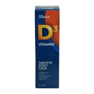 D3 mini Takviye Edici Gıda 20 ML